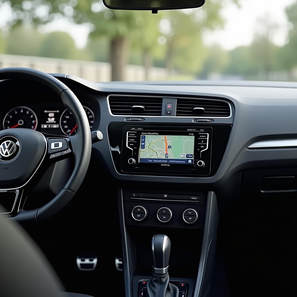 VW Polo 6R Autoradio Funktionen: Navigation und Freisprecheinrichtung