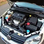 VW Polo Automatik Gebrauchtwagen Motorraum