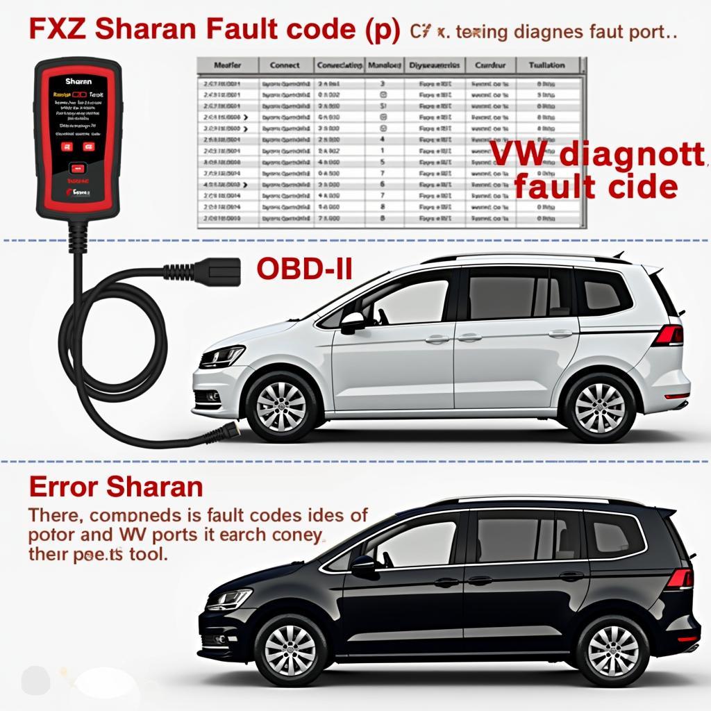 VW Sharan Diagnose Fehlercodes: Auslesen und Interpretieren