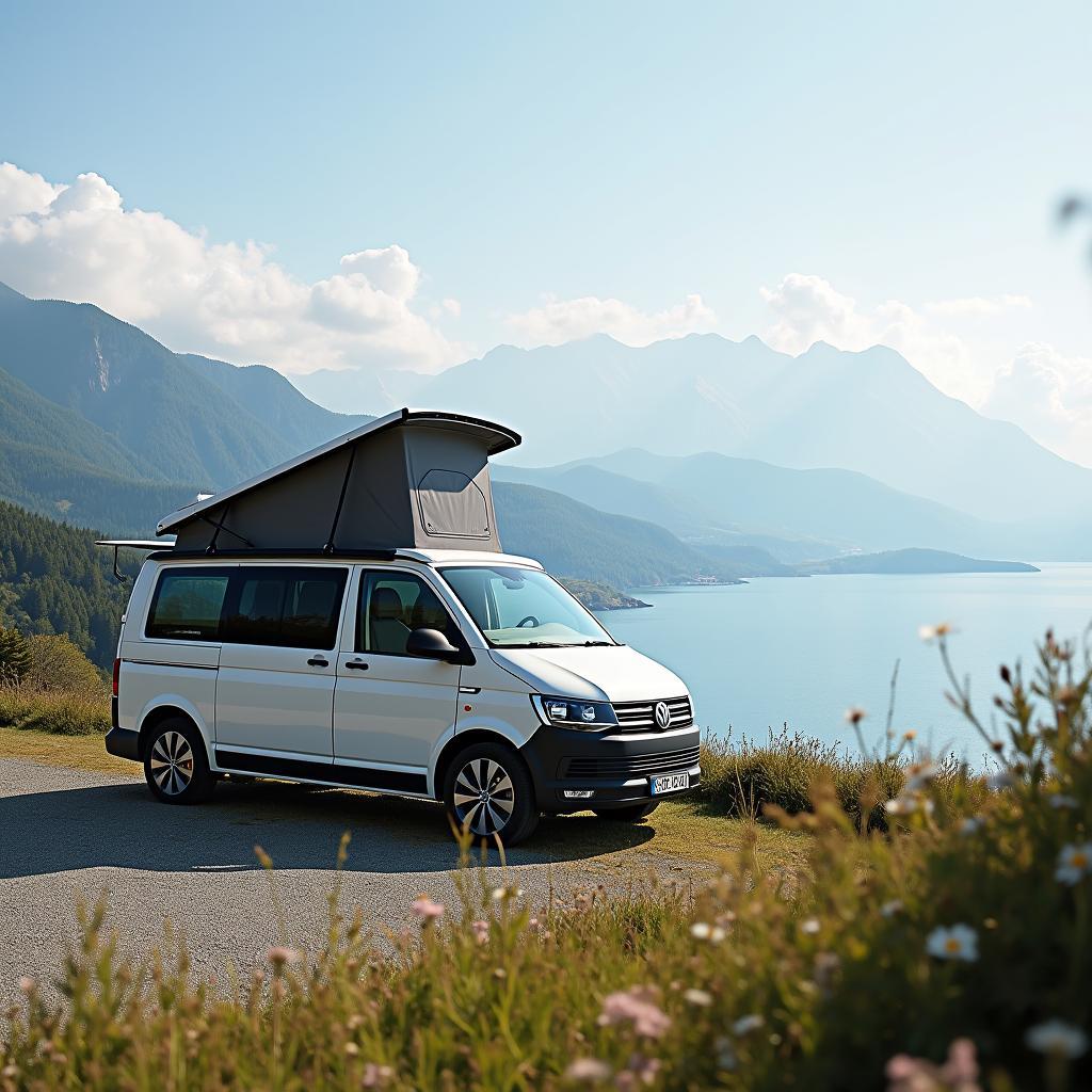 VW T5 Wohnmobil Reise Europa