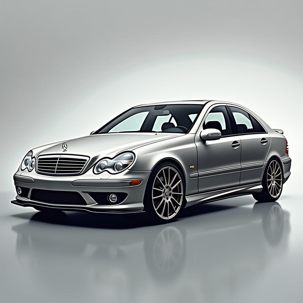 W206 AMG Line Seitenansicht