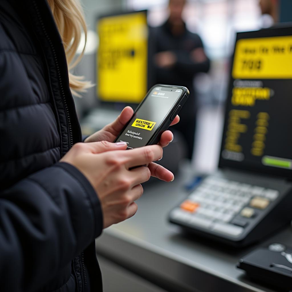 Western Union Geldtransfer für Autoteile in Hamburg