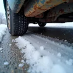 Korrosion am Auto durch Wetter Strazny