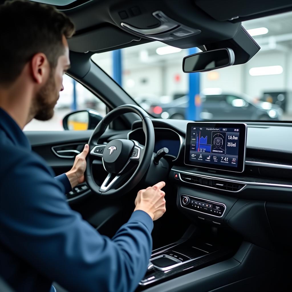 Widescreen Cockpit für Fahrzeugdiagnose