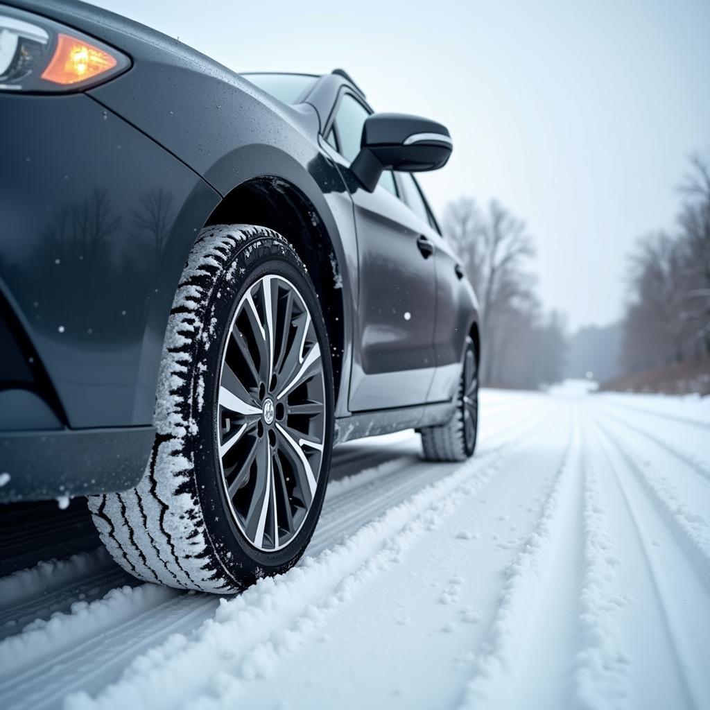 Winterreifen auf Alufelgen für optimale Sicherheit im Winter