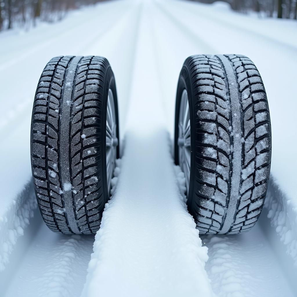 Winterreifen vs. Sommerreifen im Schnee