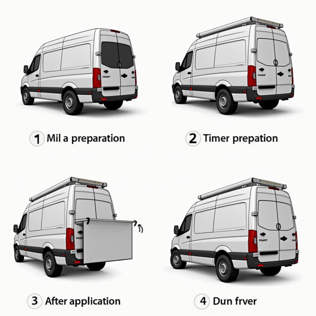 Der Prozess der Wohnmobil Heck Folierung