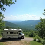 Wohnmobil in der Landschaft von New York mieten