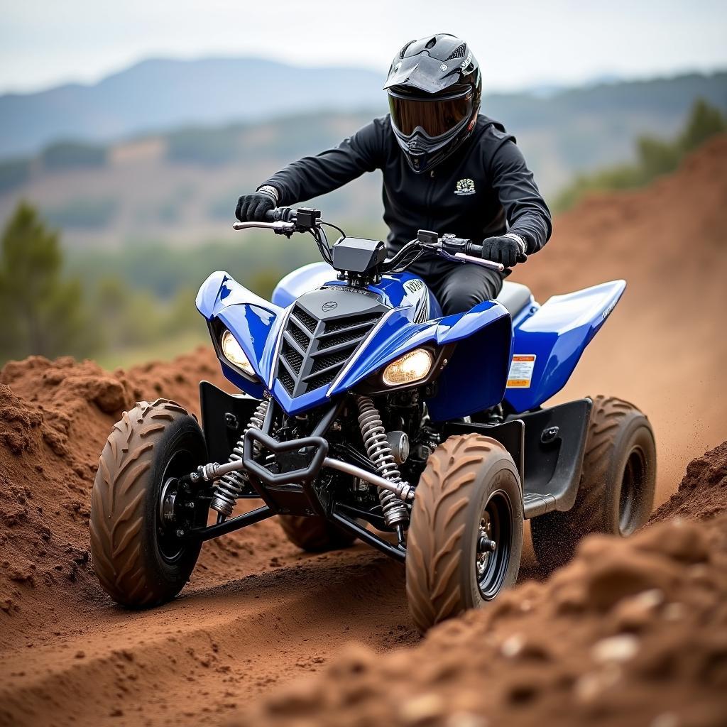 Yamaha Raptor 700 YFM im Gelände