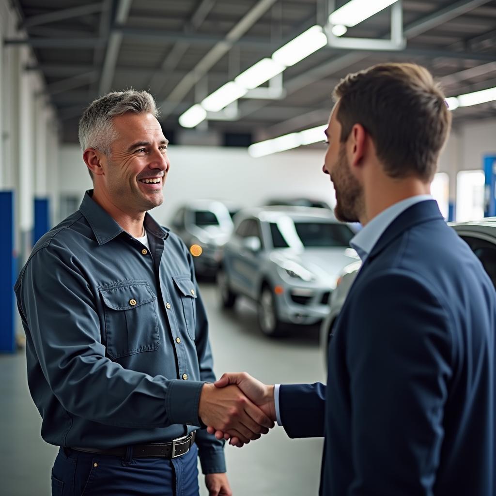 Zitat Ideen für die Autoreparatur - Kundenzufriedenheit