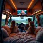 12 Volt Fernseher im Wohnmobil: Genießen Sie Ihre Lieblingsfilme und -sendungen unterwegs.