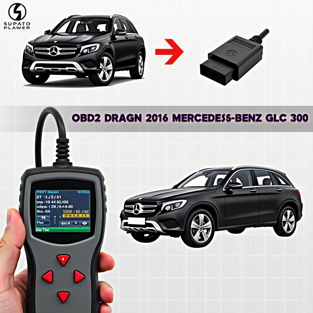 OBD2 Scanner Diagnose am 2016 MB GLC 300