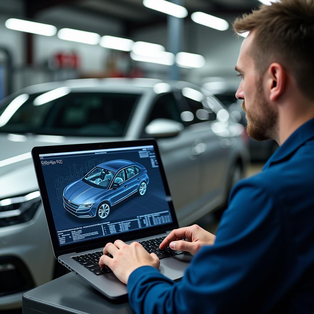 Diagnose des 2025 Škoda Octavia Limousine mit moderner Software