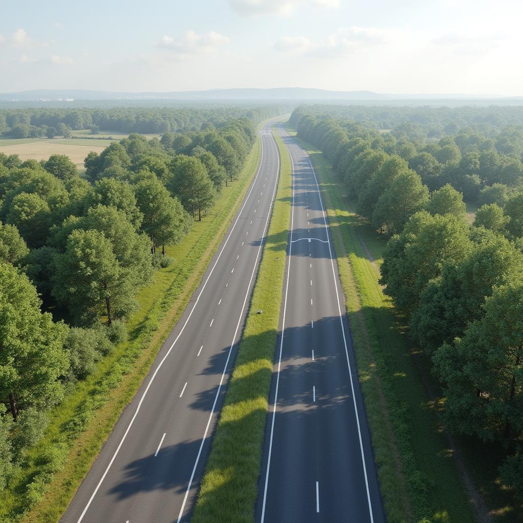 Fertigstellung des A143 Weiterbaus - Visualisierung