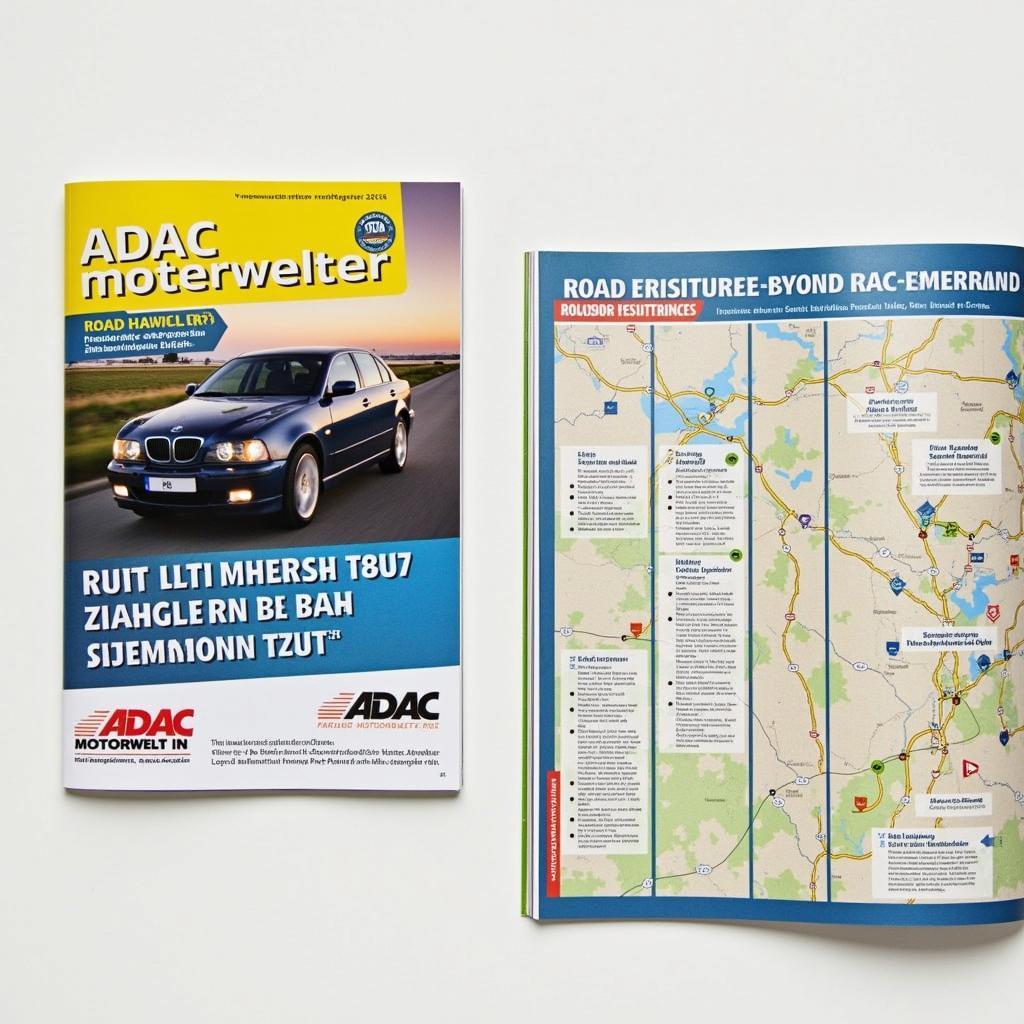 ADAC Motorwelt Magazin und Reisekarte