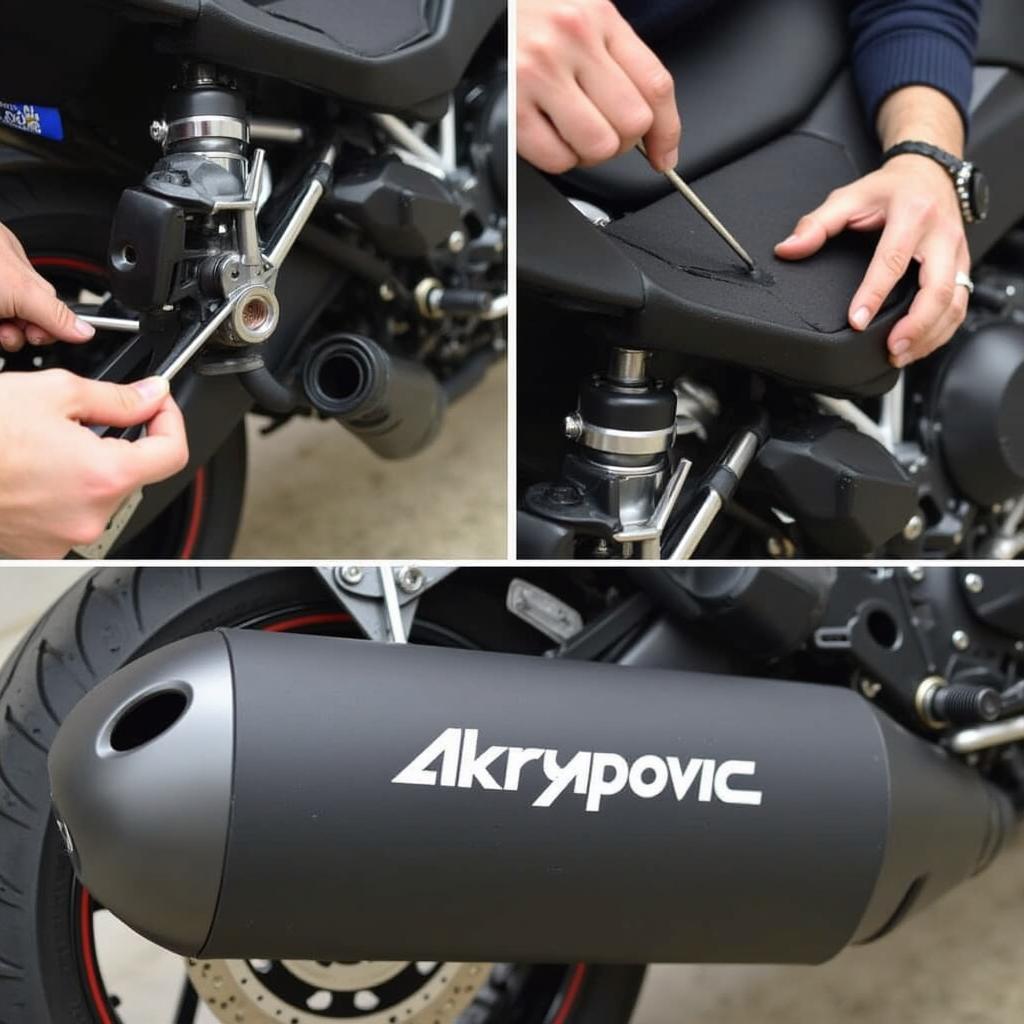 Entfernung des Akrapovic DB Killers