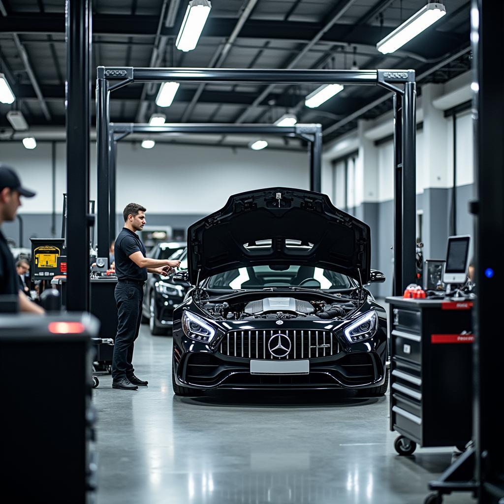 AMG Standort Werkstatt Service