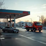 Pannenhilfe an der Aral Tankstelle Saarlouis