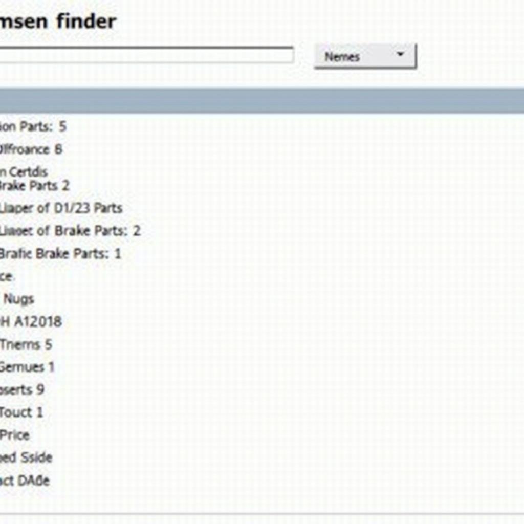 ATE Bremsen Finder Suchergebnisse: Darstellung der Suchergebnisseite mit passenden Bremsteilen für ein Beispielfahrzeug.