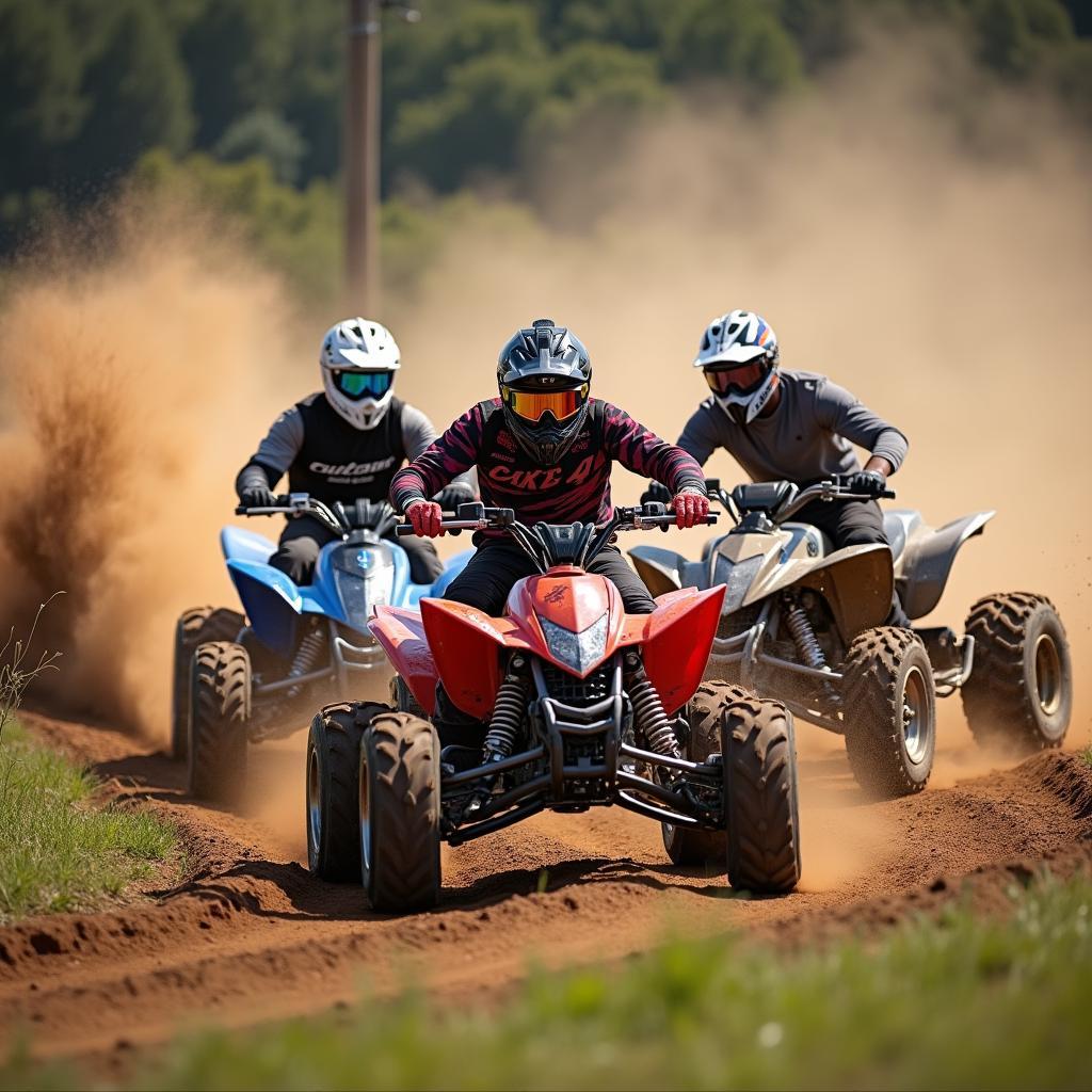 ATV Rennen im Motorsport