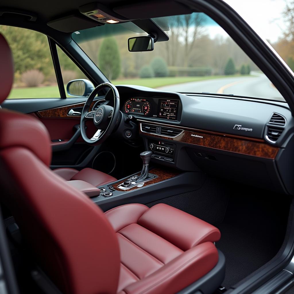 Intérieur de l'Audi 200 Avant 20V Turbo quattro