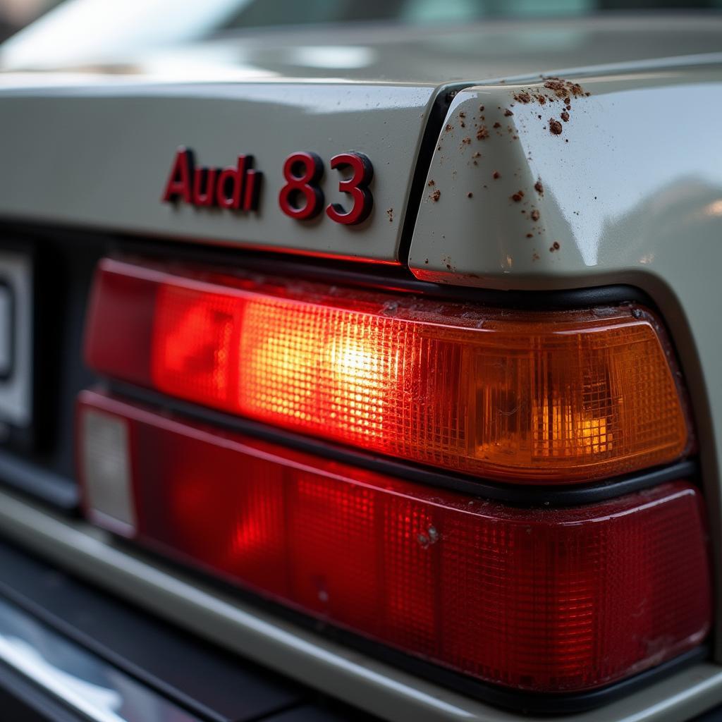 Defekte Rückleuchten am Audi 80 B3 erkennen