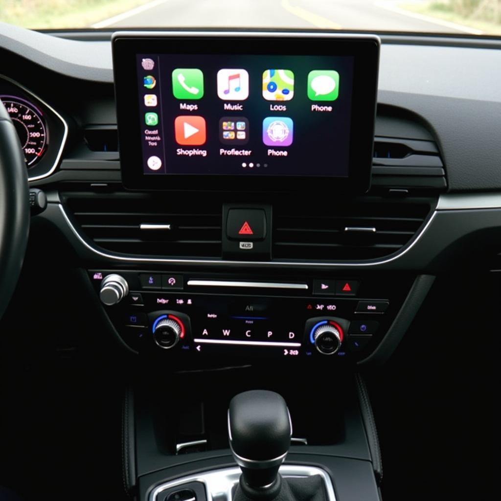 CarPlay Integration im Audi A4 B8