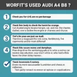 Checkliste für den Kauf eines gebrauchten Audi A4 B8