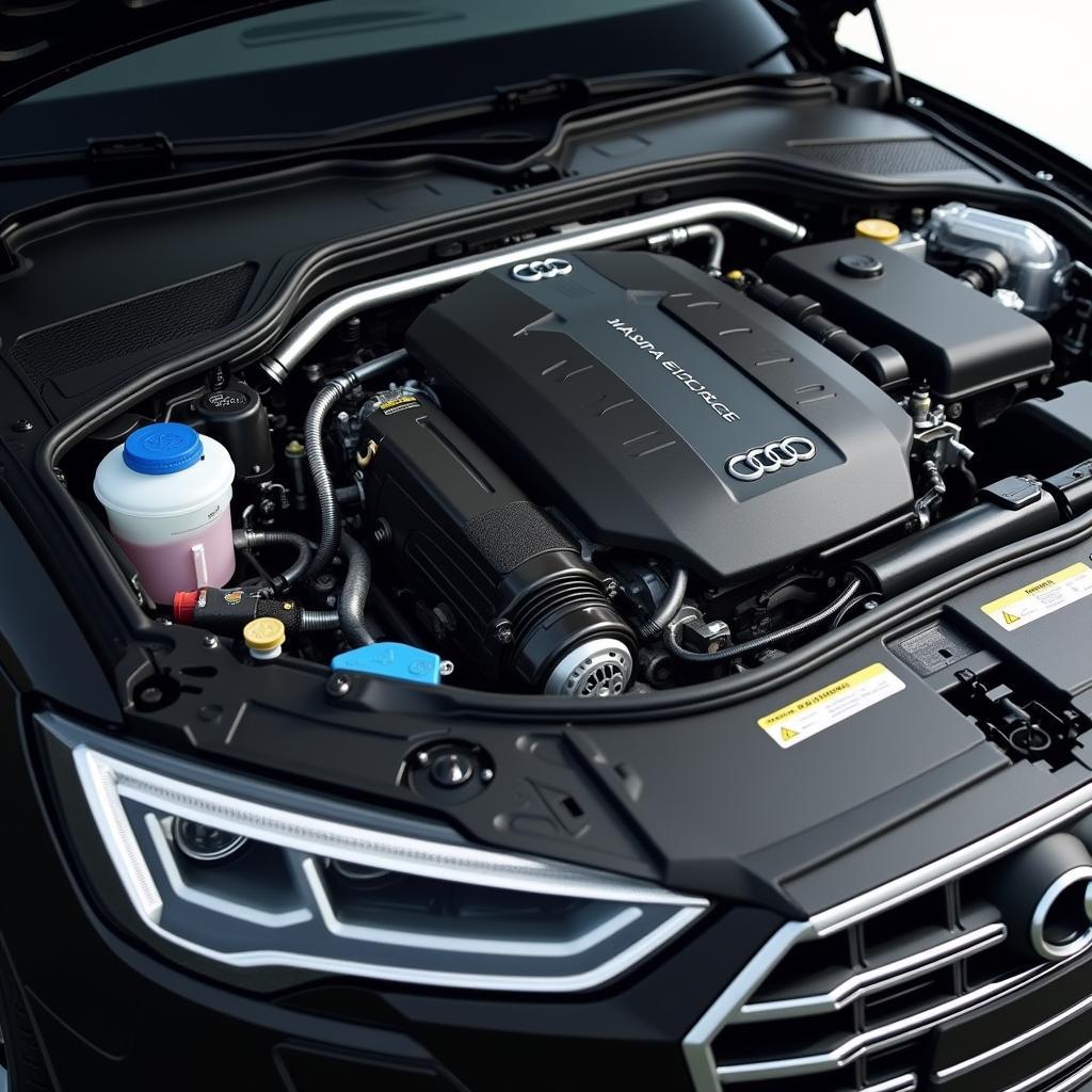 Audi A6 Motor Hybrid Technik