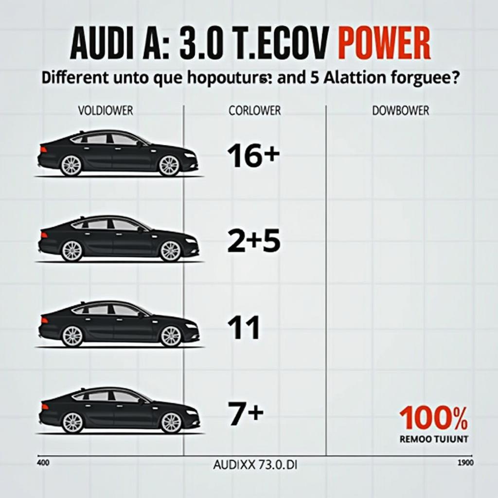 Audi A7 3.0 TDI Leistungsdiagramm