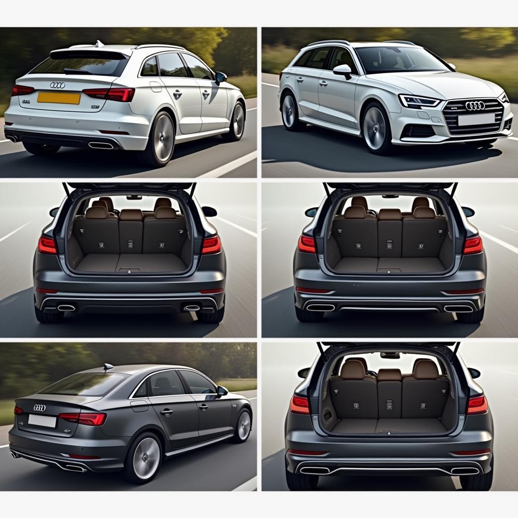 Audi Alternativen: A3 Limousine, A5 Sportback und Q3 Sportback für Familien.