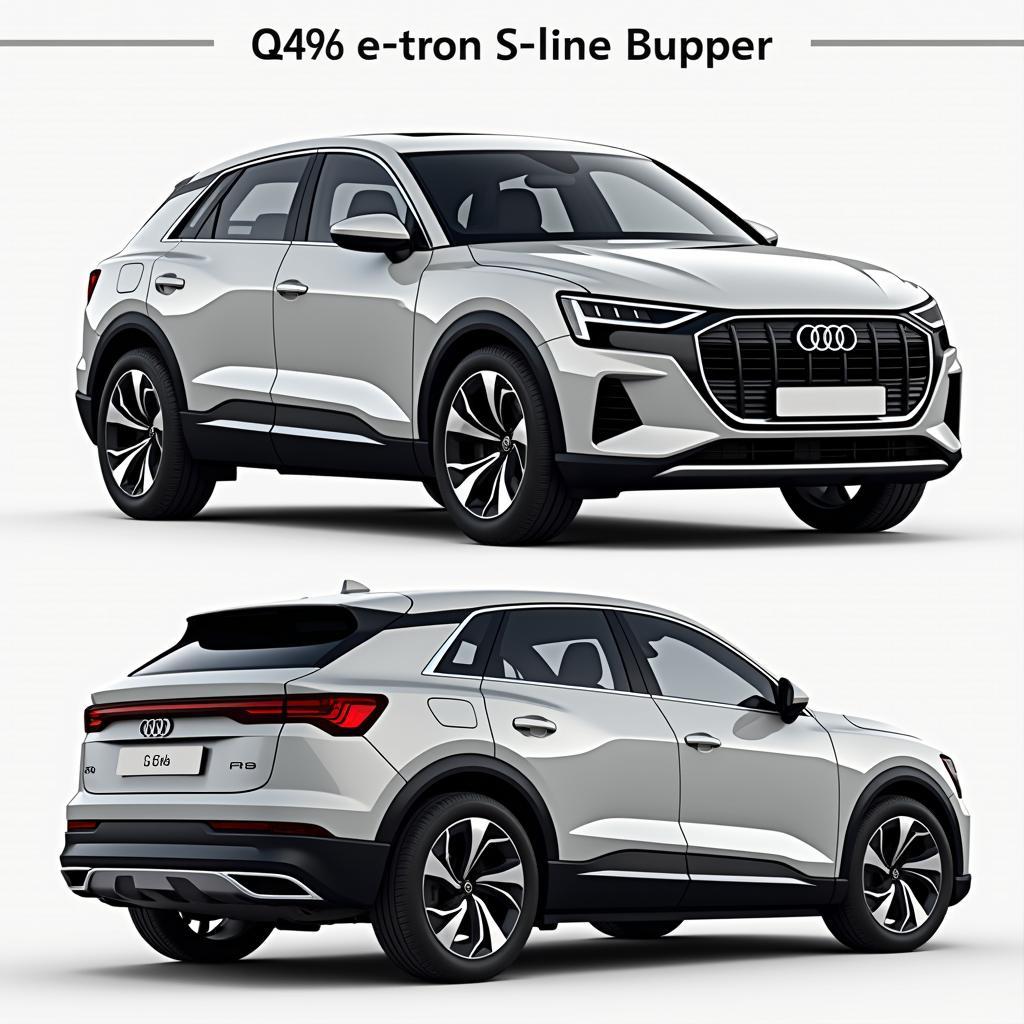 Audi Q4 e-tron S line Exterieur