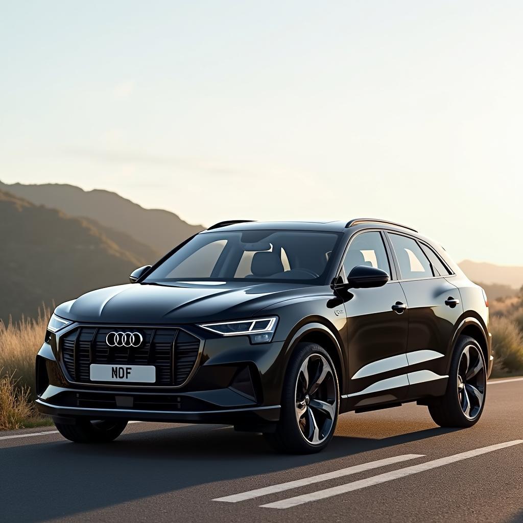 Audi Q4 e-tron Sportback Schwarz: Eleganz und Dynamik