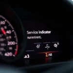 Audi Q5 Service Anzeige im Display