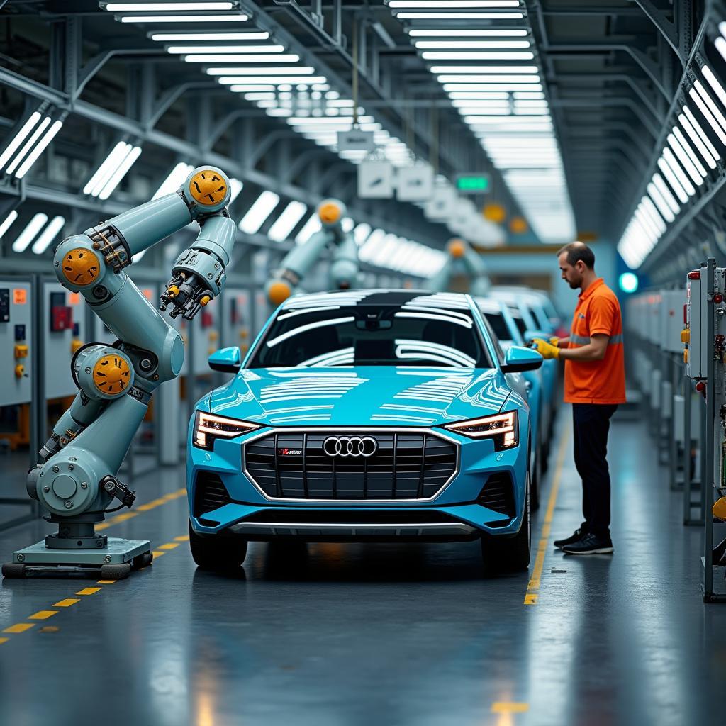 Audi Q6 e-tron Produktion