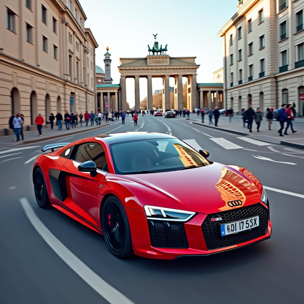 Audi R8 mieten in Berlin: Erlebe ein unvergessliches Fahrerlebnis mit dem Sportwagen der Extraklasse.