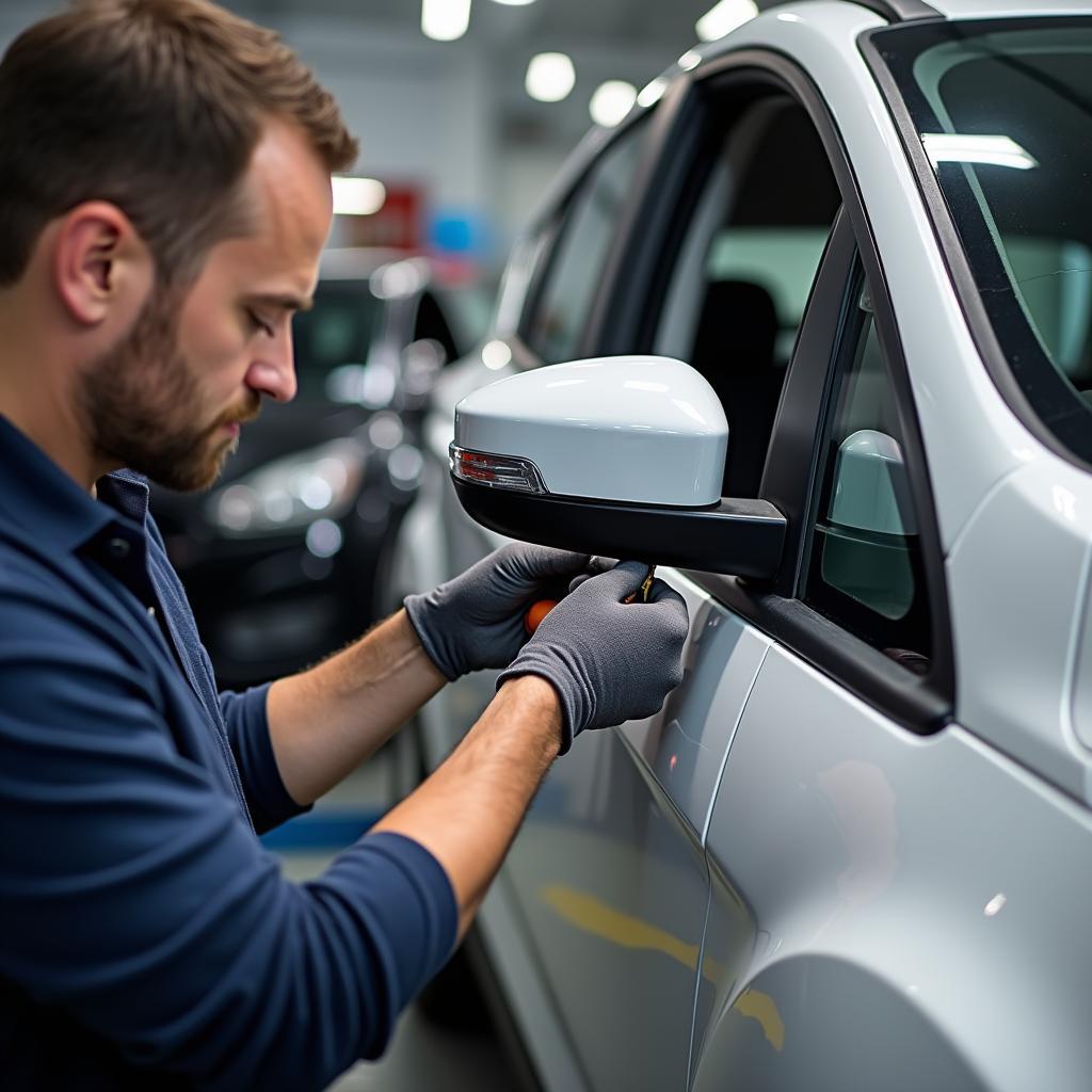 Reparatur eines Ford C-Max Außenspiegels