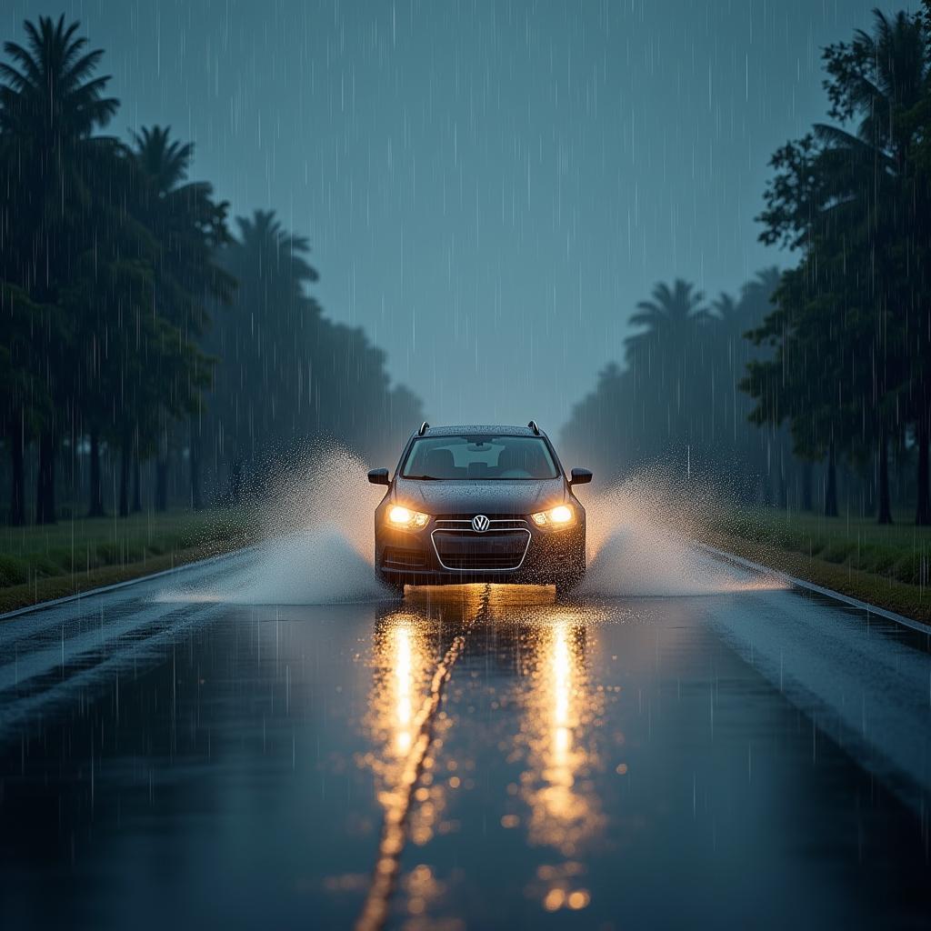 Sicheres Autofahren bei Regen