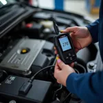 Auto Reparatur Diagnose Kühlmitteltemperatur