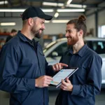 Auto Reparatur Werkstatt Kundenservice