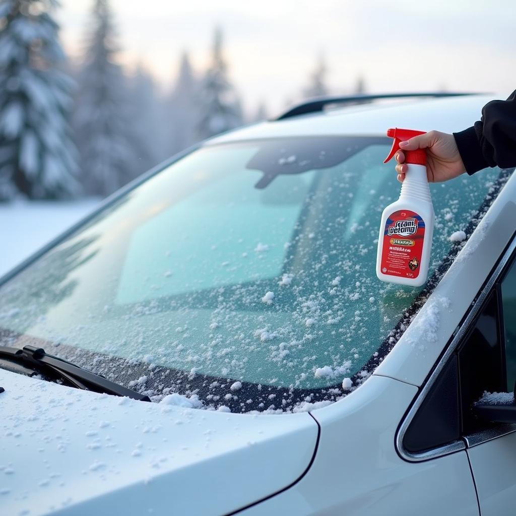 Auto Scheibenschutz im Winter: Vorbereitung der Windschutzscheibe