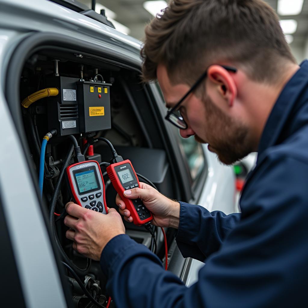 Auto Werkstatt Elektronik Reparatur