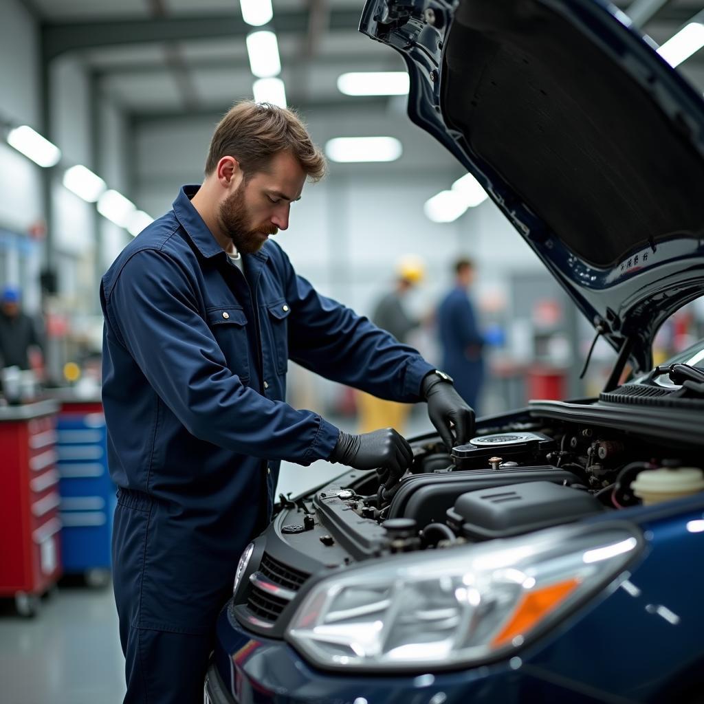 Auto Werkstatt Reparatur Schaden