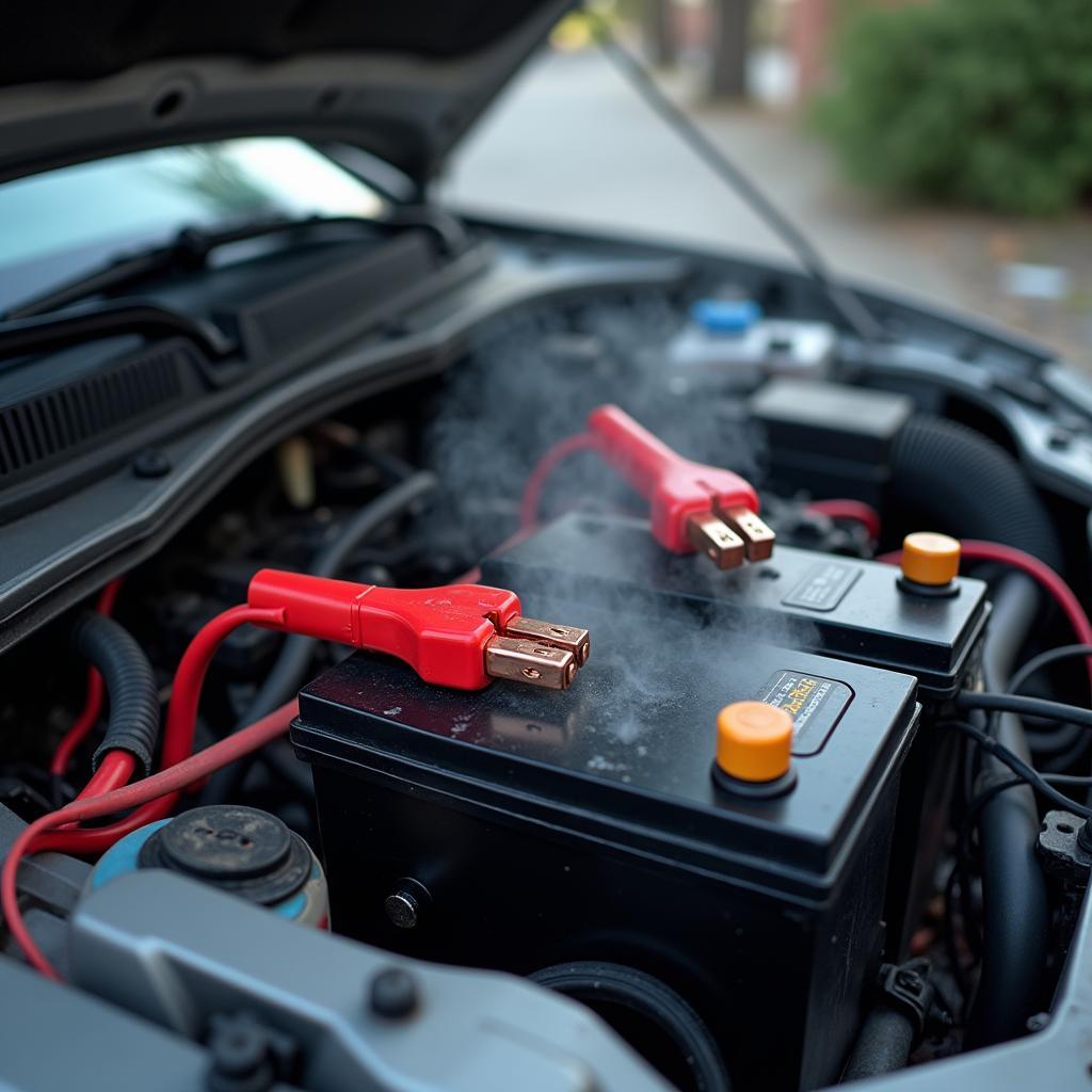 Autobatterie Probleme Spannung