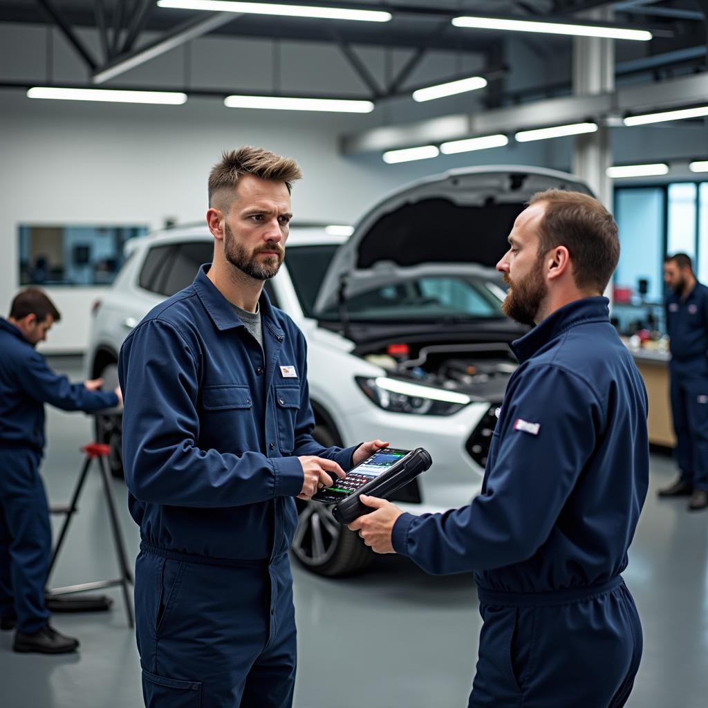 Moderne Autowerkstatt in Koblenz