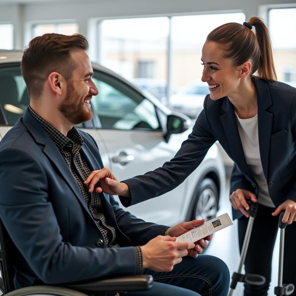Beratung beim Autokauf für Menschen mit Behinderung