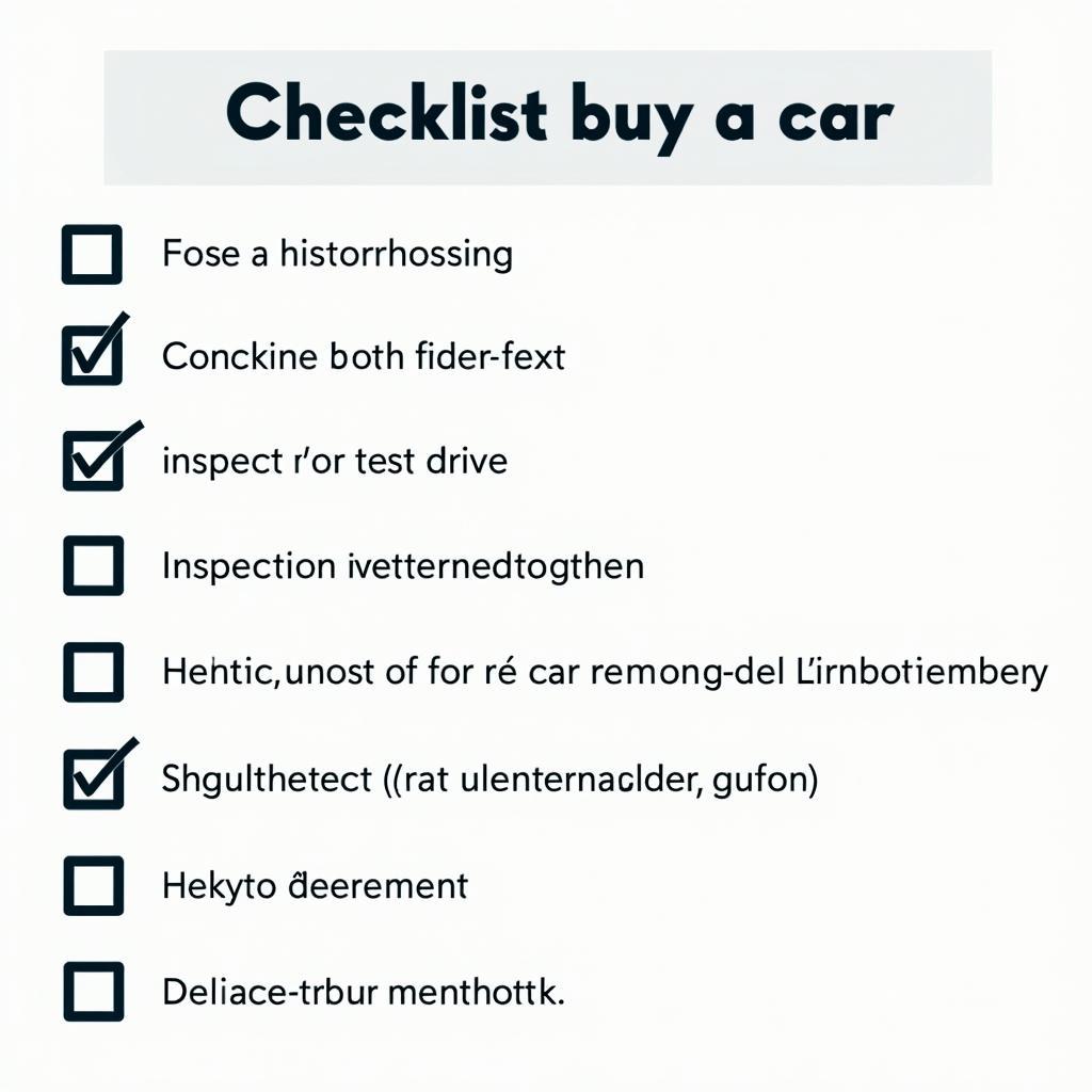 Checkliste für den Autokauf - Wichtige Punkte