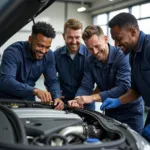 Auto Repair Aid Experten Team Kühlmittel Mercedes