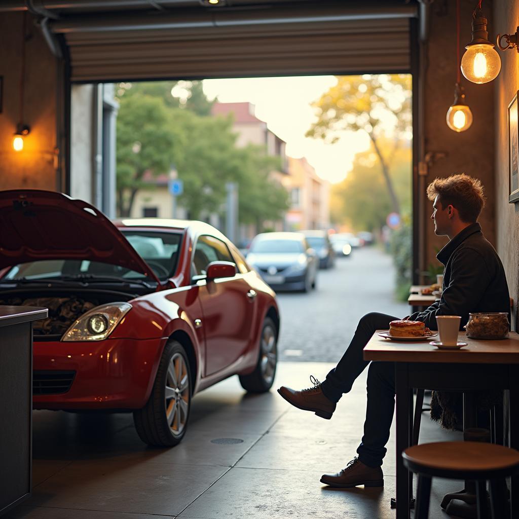 Autoreparatur in Filderstadt und Entspannung im Cafe del Sol