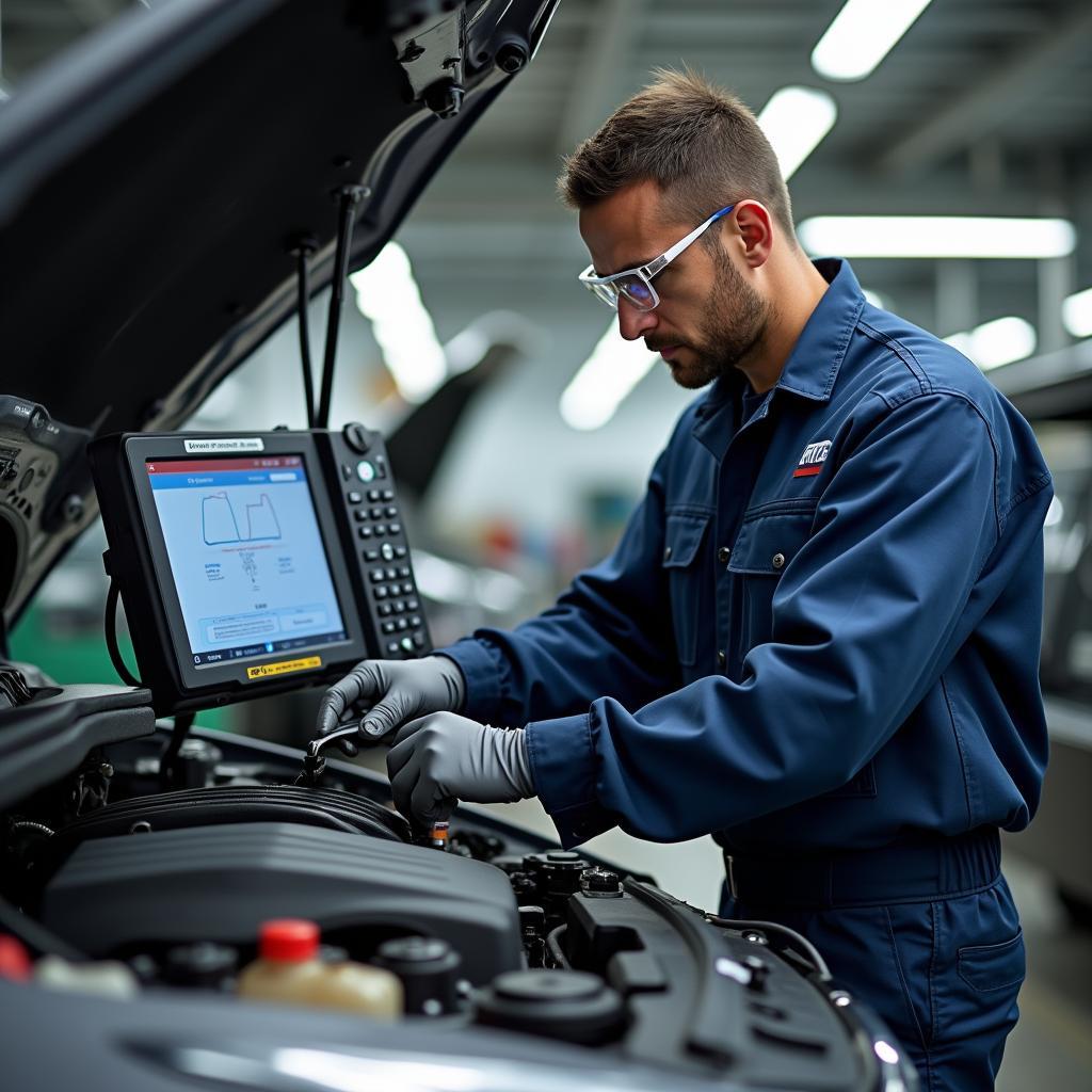 Expertenhilfe in der Autoreparaturwerkstatt